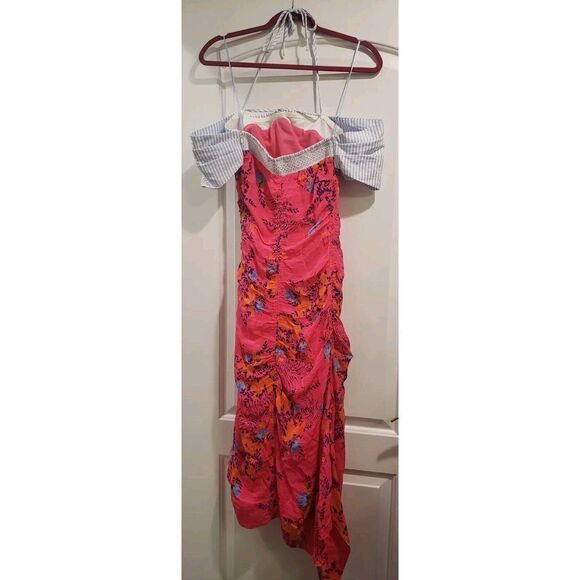 Tanya Taylor Falling Floral Silk Virginia Dress size‎ 2 MSRP $595 NWT - Picture 5 of 10